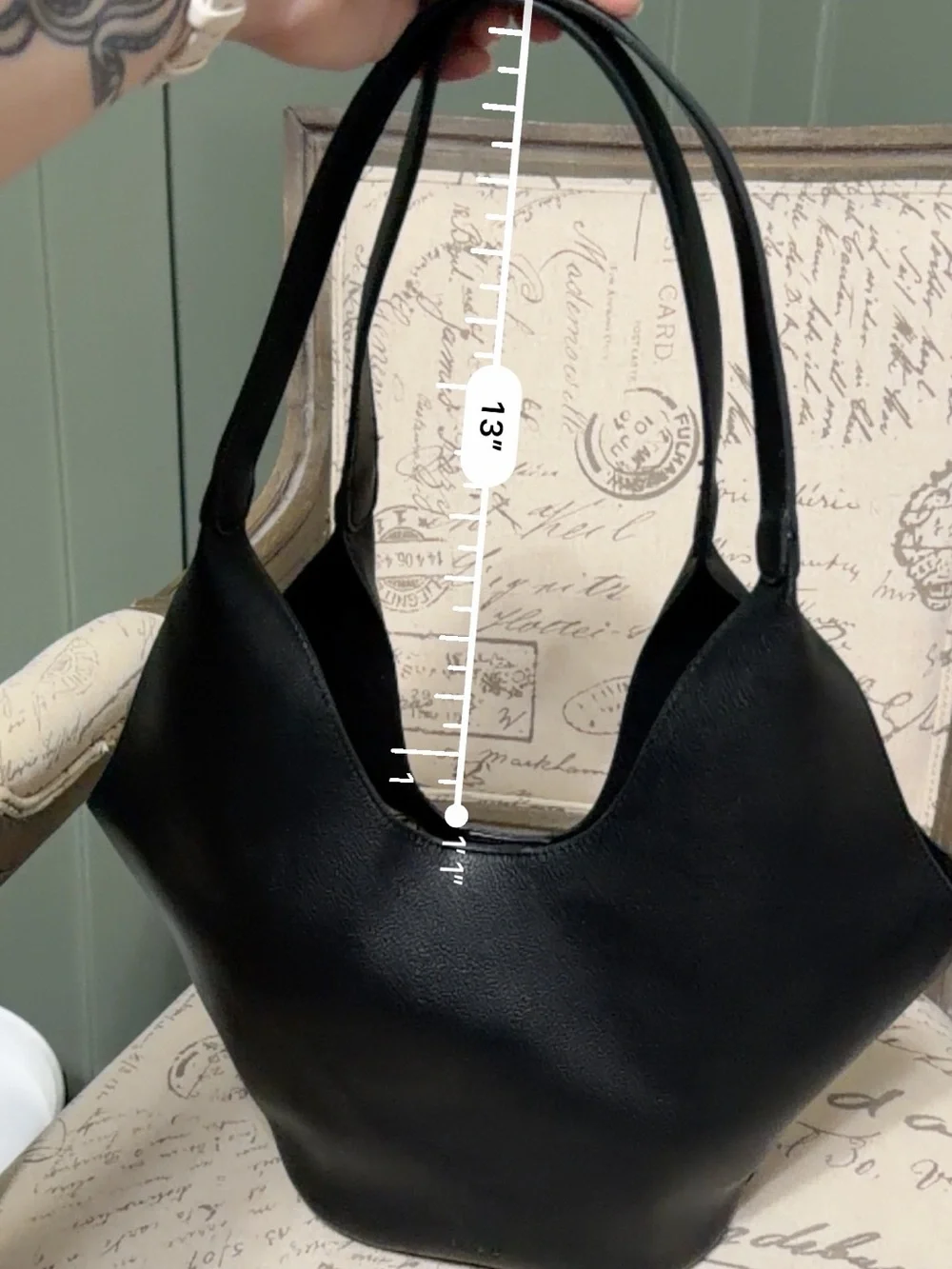 NWOT BCBG Black Hobo Faux Leather Shoulder Bag